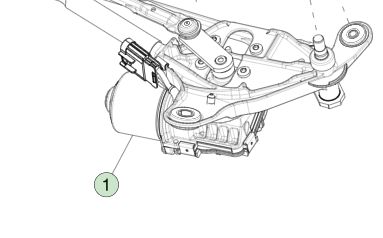 Tesla Model 3 Modulo Tergicristallo LHD 2017-2023 OEM 1076725-CN-G