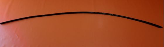 Black Rubber Brightwork per Tesla Model 3 2017+ 212x26x5mm