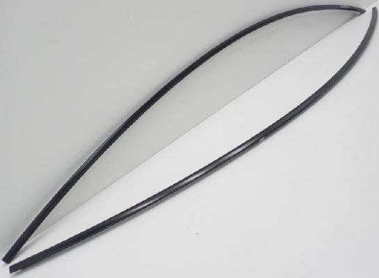 Black Rubber Brightwork per Tesla Model 3 2017+ 212x26x5mm