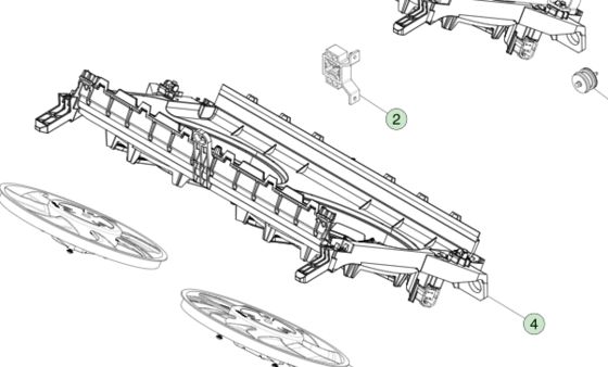Tesla Model S/X ventilatore di raffreddamento e montatura della sudatura 1754791-00-A 12V 3KG