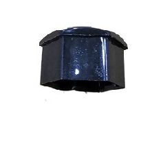 Coprimozzo nero opaco per Tesla Model S/3 22mm 15mm ABS Plastic