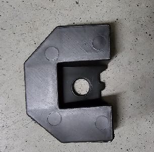 Tesla Model S 2021+ Bracket del paraurti posteriore LH 130mm x 35mm