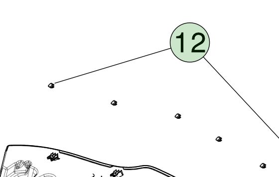 6 mm clip per il bordo per Tesla Model X Mancino sinistro 2R IB/OB Side Shield Assembly 1496105-00-B