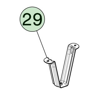 Alta resistenza Assemblaggio del supporto del bagagliaio sinistro per Tesla Model X (2015-2021) OEM parte 1049739-00-G